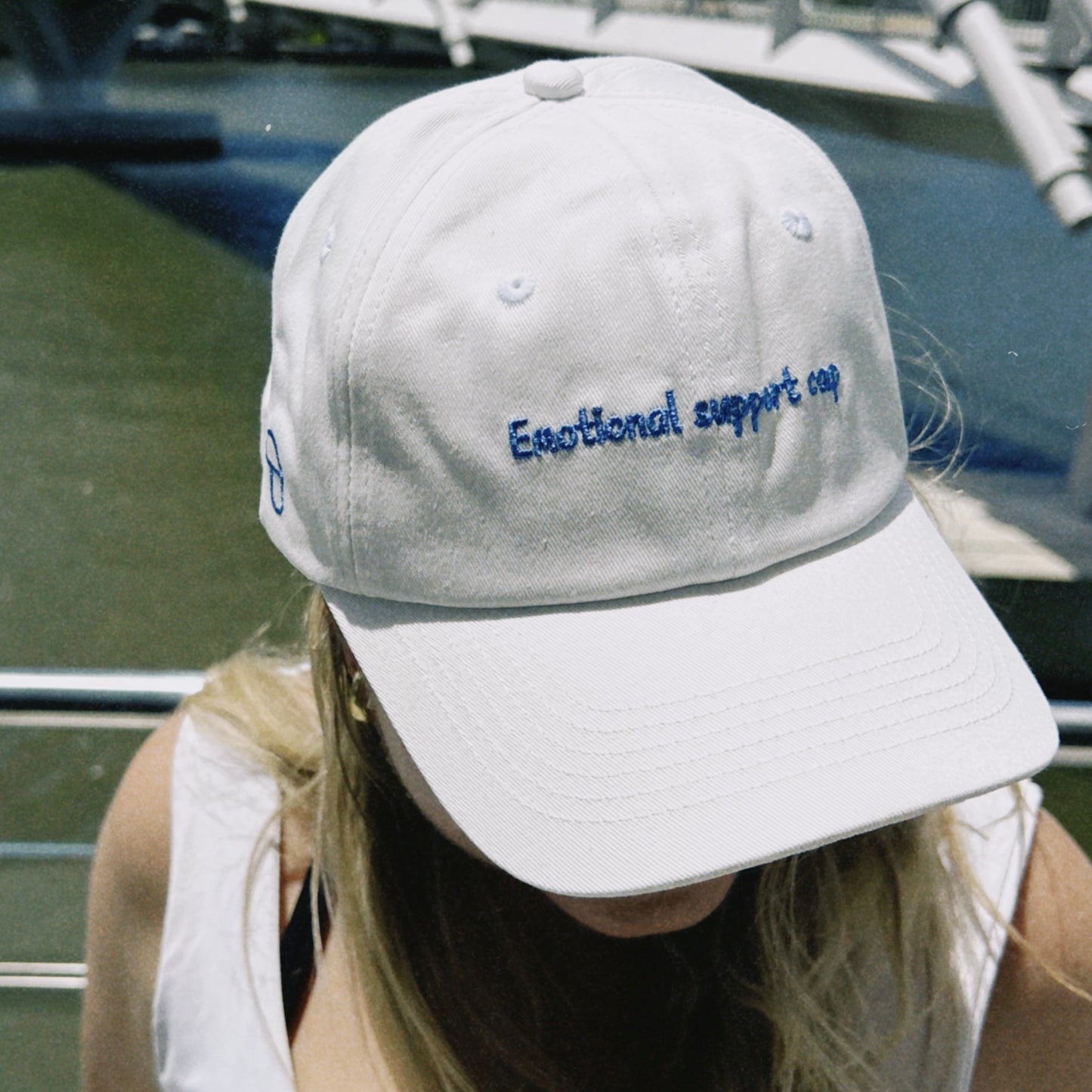 "Emotional support cap" Adjustable Unisex Slogan Baseball Cap (available in 2 colours)