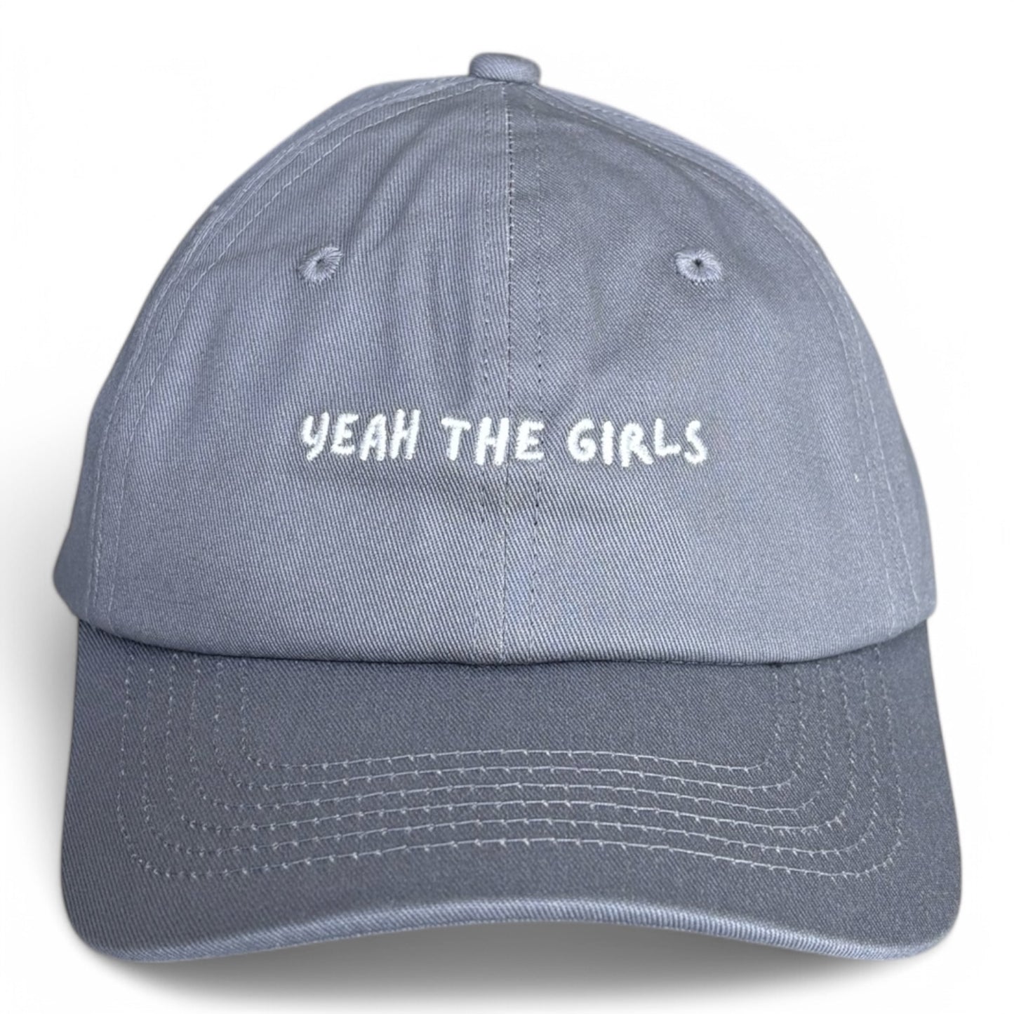 "Yeah the girls" Adjustable Unisex Slogan Baseball Cap (available in 7 colours)