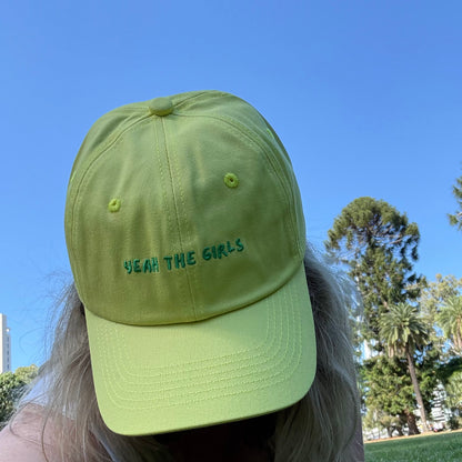 "Yeah the girls" Adjustable Unisex Slogan Baseball Cap (available in 7 colours)