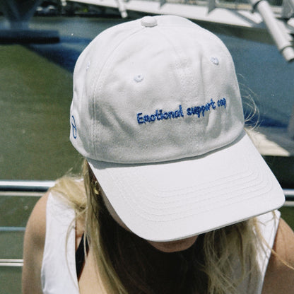 "Emotional support cap" Adjustable Unisex Slogan Baseball Cap (available in 2 colours)