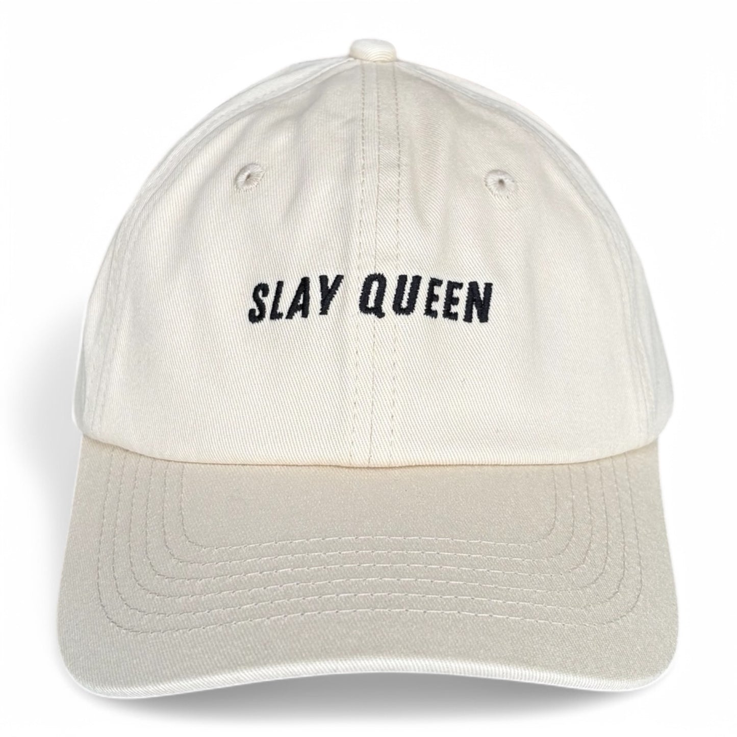 "Slay queen" Adjustable Unisex Slogan Baseball Cap (available in 3 colours)