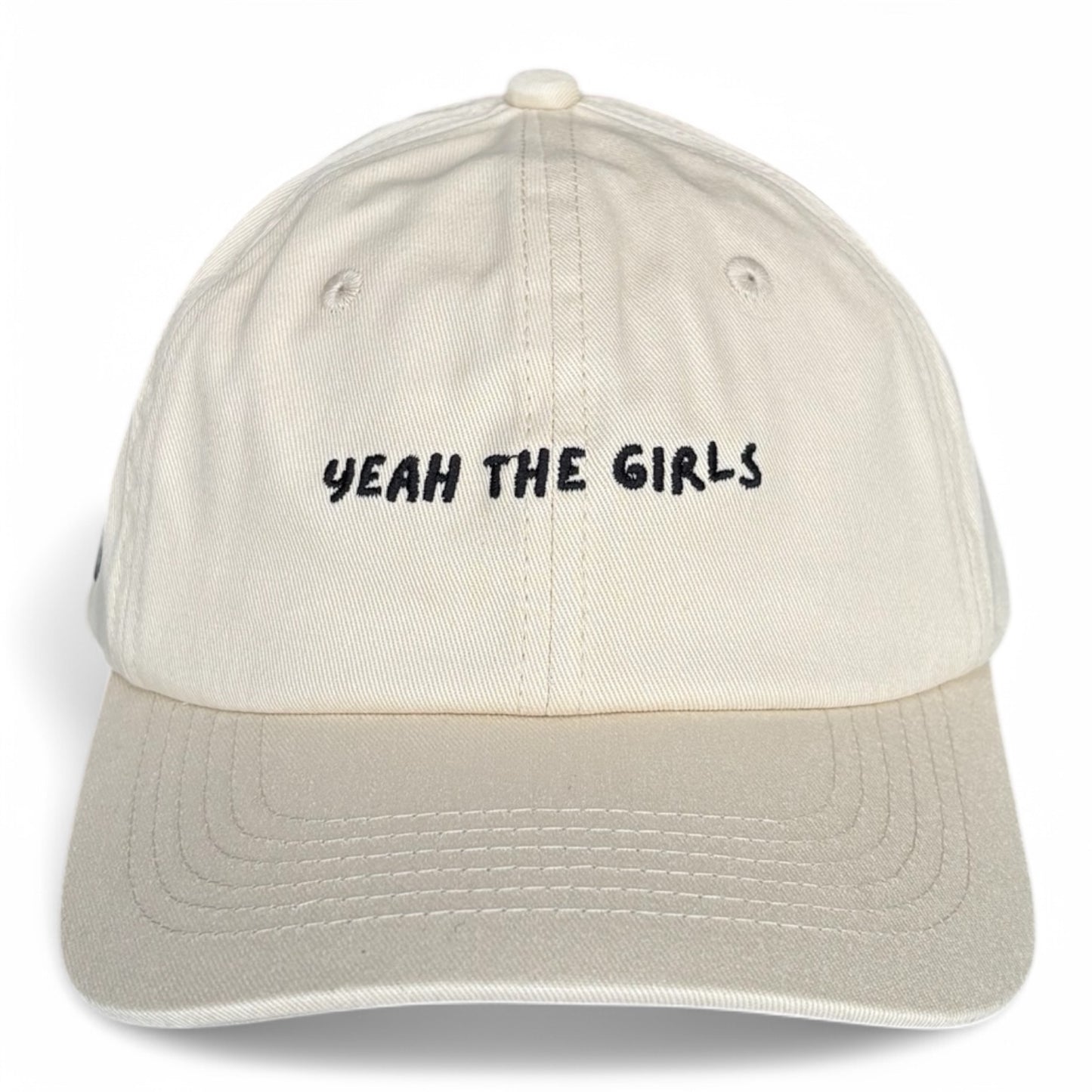 "Yeah the girls" Adjustable Unisex Slogan Baseball Cap (available in 3 colours)