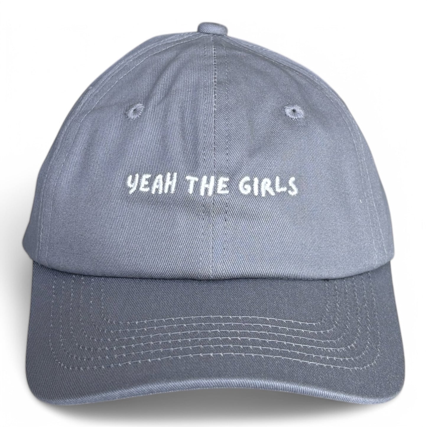 "Yeah the girls" Adjustable Unisex Slogan Baseball Cap (available in 3 colours)