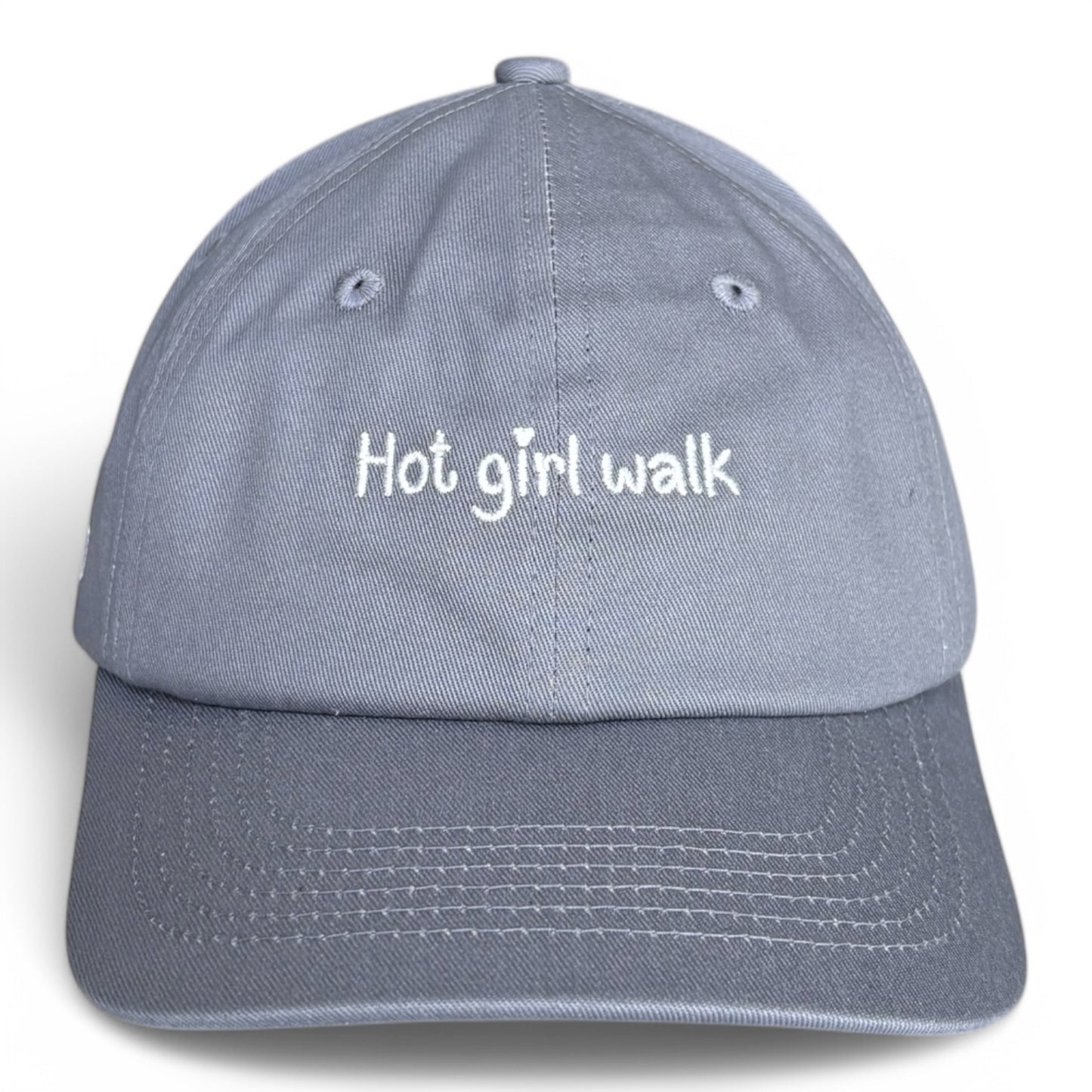 "Hot girl walk" Adjustable Unisex Slogan Baseball Cap (available in 3 colours)