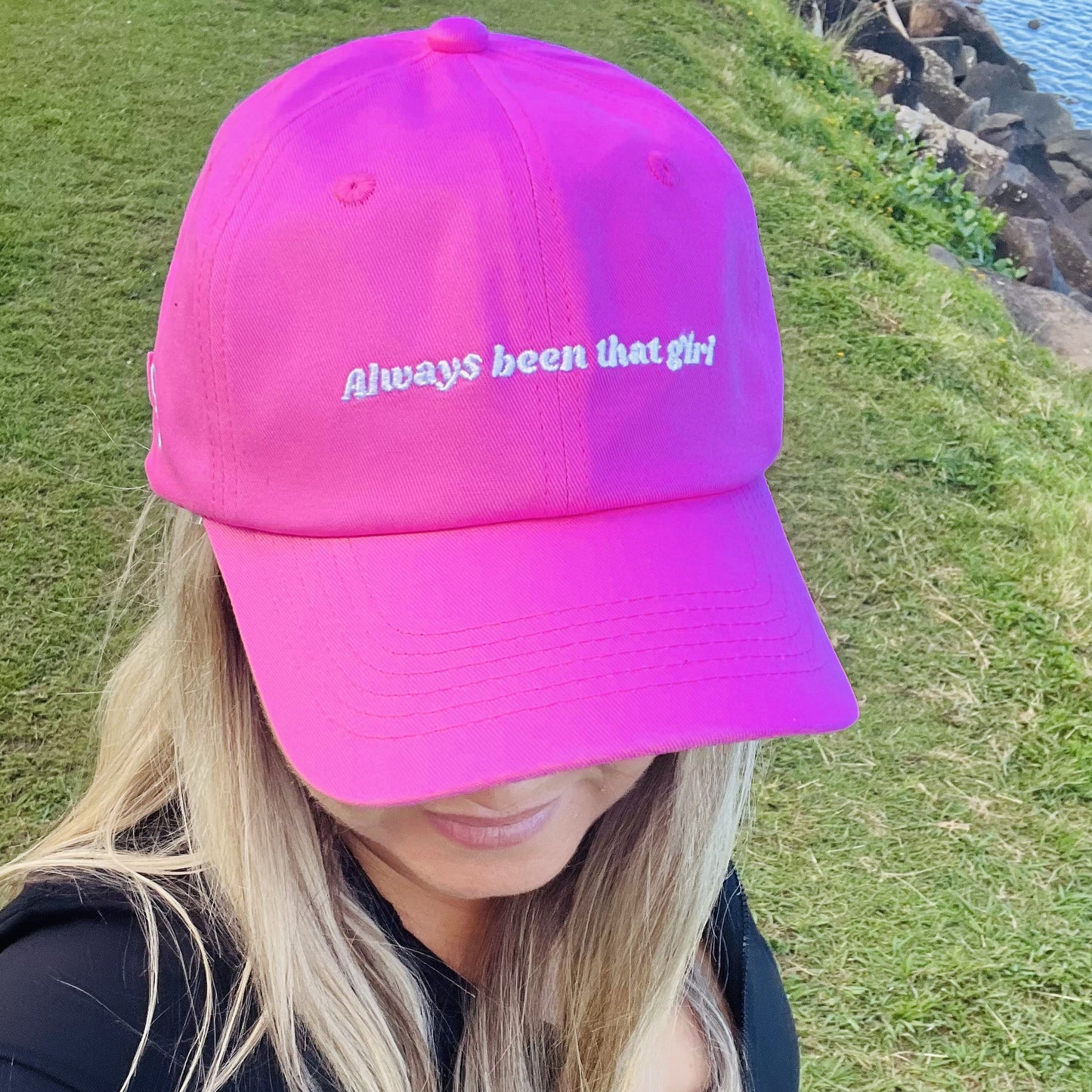 "Always been that girl" Adjustable Unisex Baseball Cap (available in 5 colours)