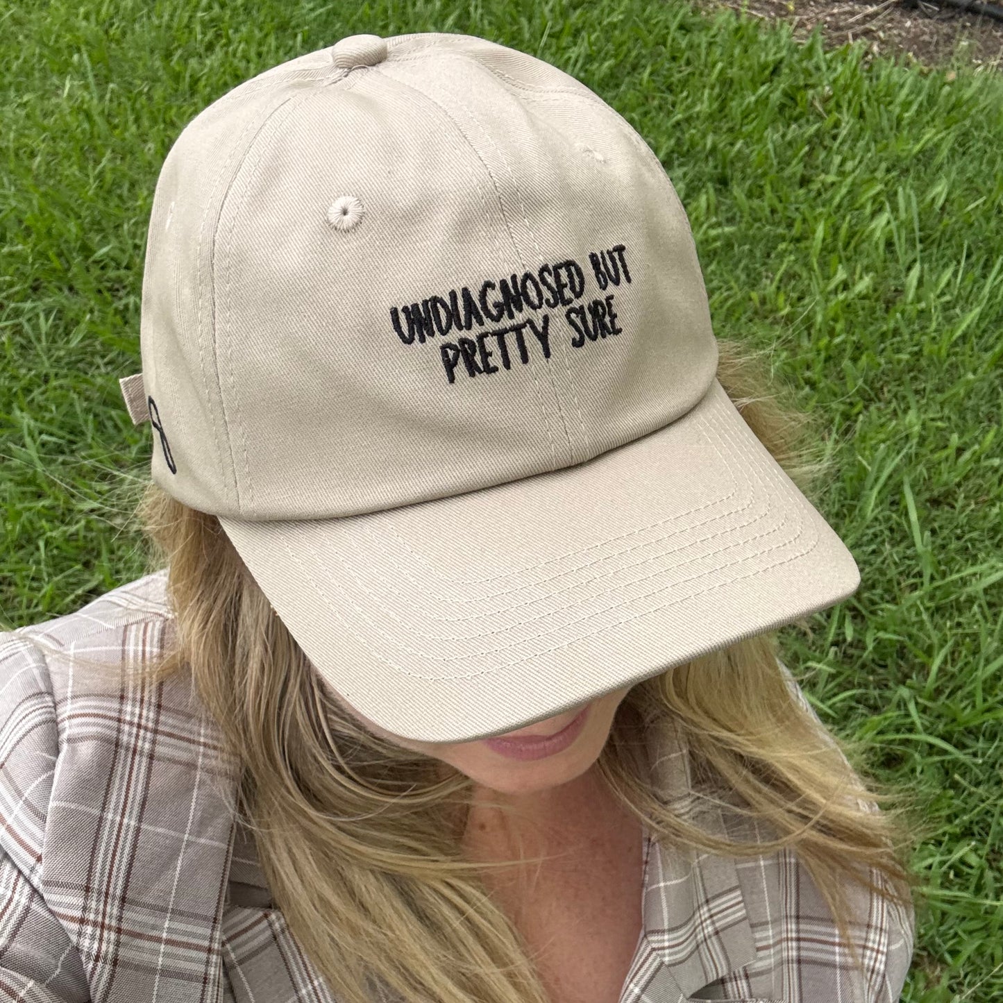"Undiagnosed but pretty sure" Adjustable Unisex Slogan Baseball Cap (available in 6 colours)