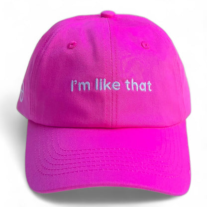 "I'm like that" Adjustable Unisex Baseball Cap (available in 5 colours)