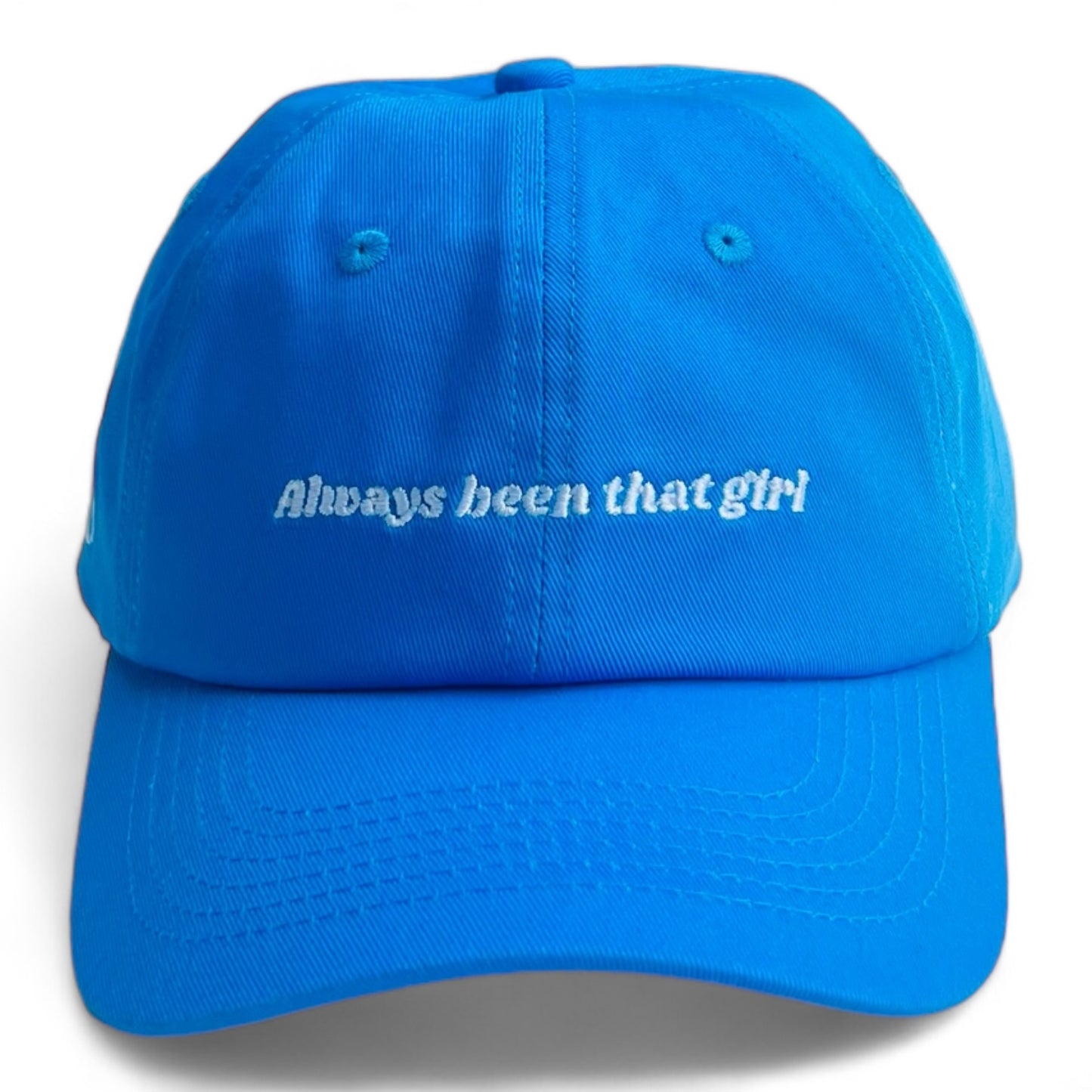 "Always been that girl" Adjustable Unisex Baseball Cap (available in 5 colours)