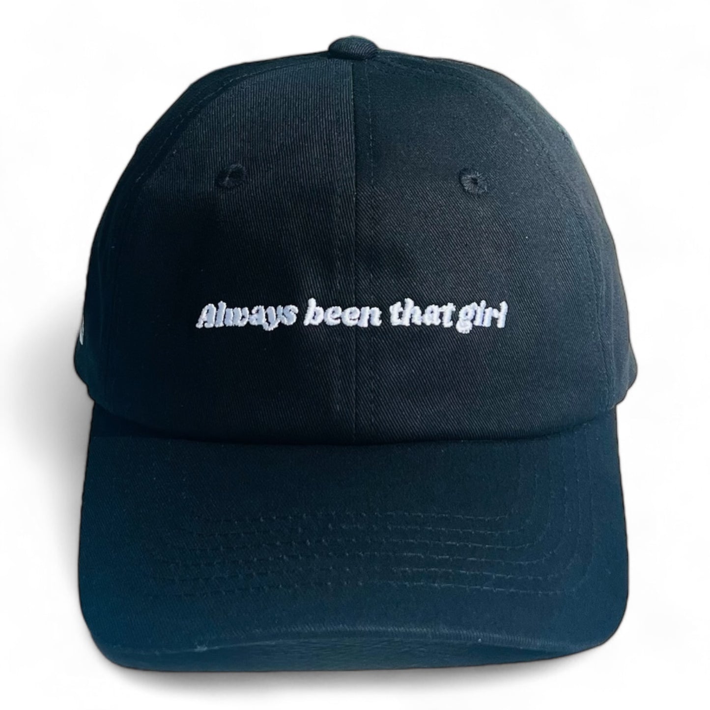 "Always been that girl" Adjustable Unisex Baseball Cap (available in 5 colours)