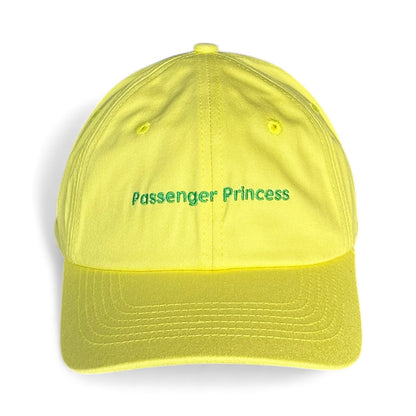 "Passenger Princess" Adjustable Unisex Slogan Baseball Cap (available in 7 colours)