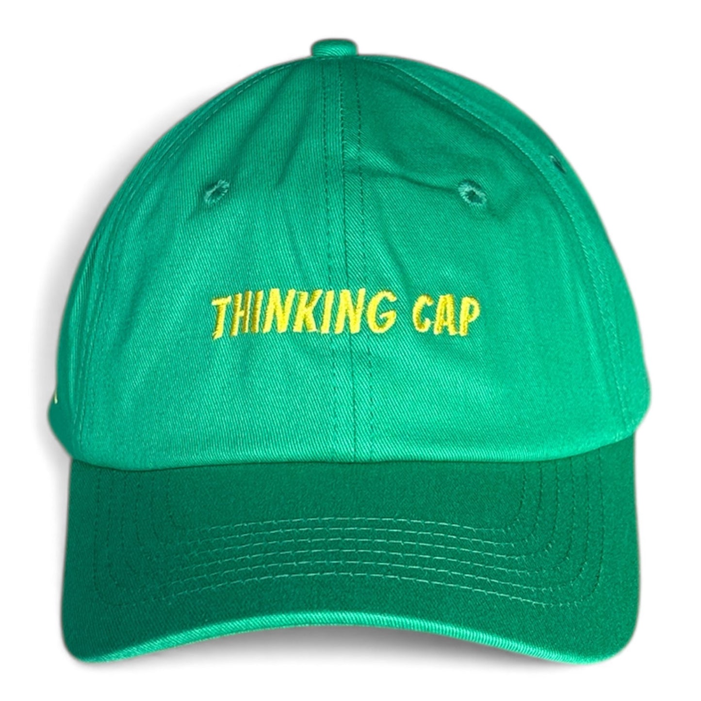 "Thinking cap" Adjustable Unisex Slogan Baseball Cap (available in 7 colours)