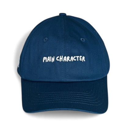 "Main character" Adjustable Unisex Slogan Baseball Cap (available in 2 colours)