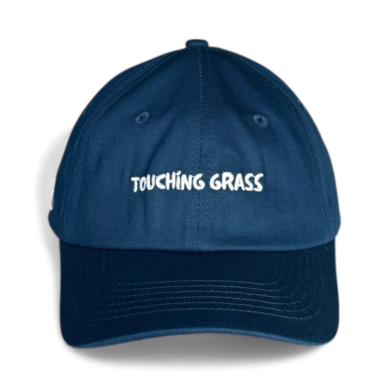 "Touching grass" Adjustable Unisex Slogan Baseball Cap (available in 2 colours)