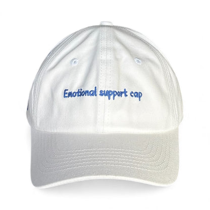 "Emotional support cap" Adjustable Unisex Slogan Baseball Cap (available in 2 colours)
