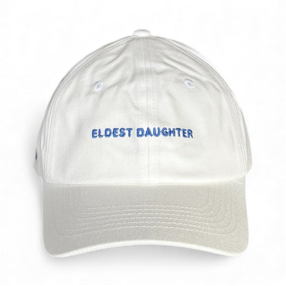"Eldest daughter" Adjustable Unisex Slogan Baseball Cap (available in 2 colours)