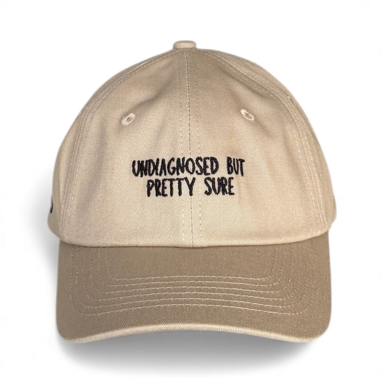 "Undiagnosed but pretty sure" Adjustable Unisex Slogan Baseball Cap (available in 6 colours)